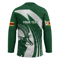 Zimbabwe Sables Afro Batik Personalized Hockey Jersey