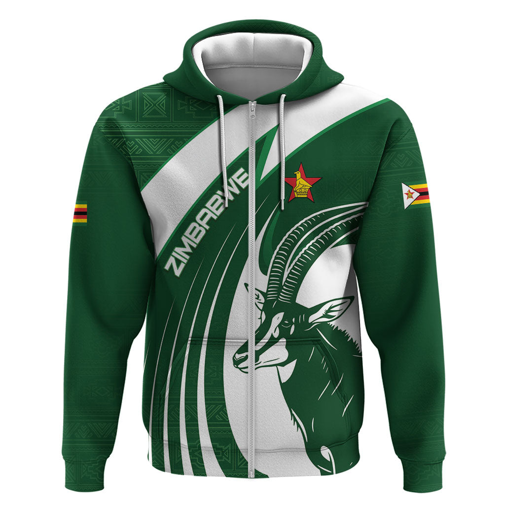 Zimbabwe Sables Afro Batik Personalized Hoodie