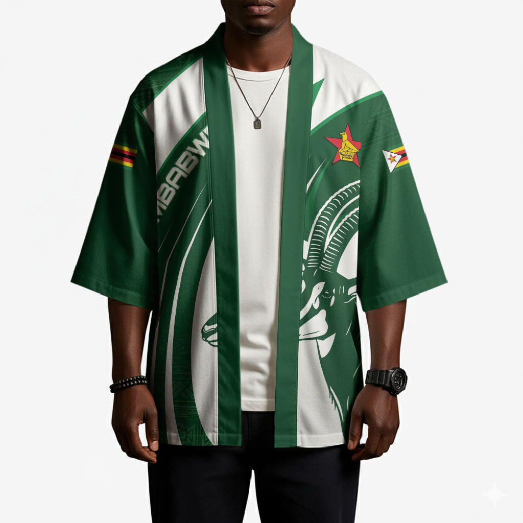 Zimbabwe Sables Afro Batik Personalized Kimono