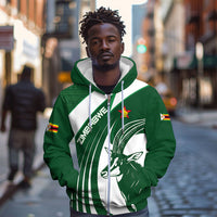 Zimbabwe Sables Afro Batik Personalized Zip Hoodie