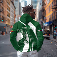 Zimbabwe Sables Afro Batik Personalized Zip Hoodie
