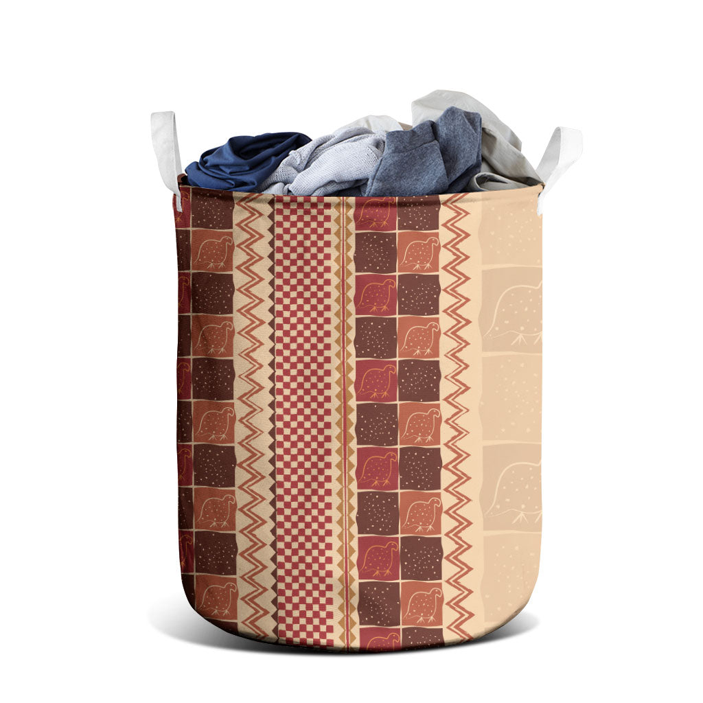 Zimbabwe Heritage Kudhinda Inspired Print Laundry Basket