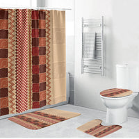 Zimbabwe Heritage Kudhinda Inspired Print Bathroom Set