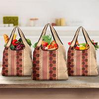 Zimbabwe Heritage Kudhinda Inspired Print Grocery Bag
