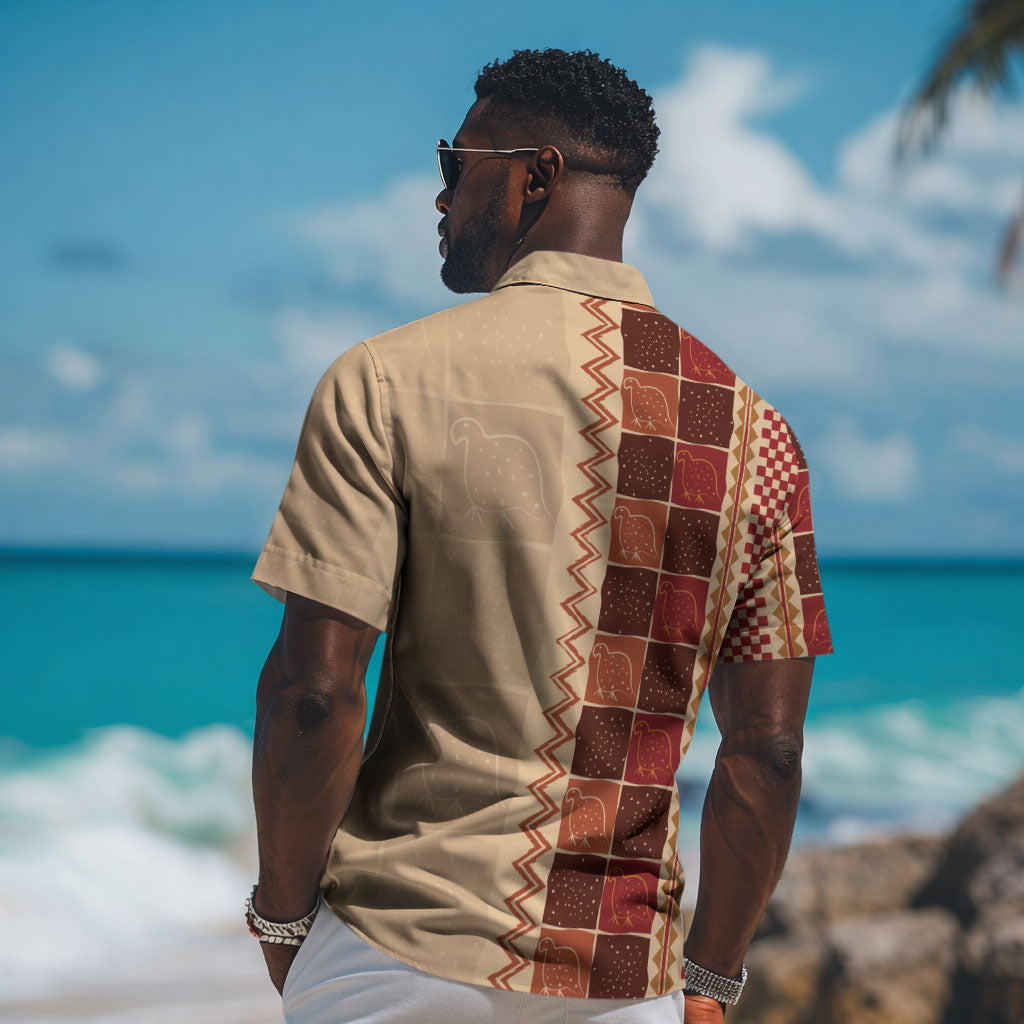 Zimbabwe Heritage Kudhinda Inspired Print Hawaiian Shirt