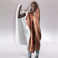 Zimbabwe Heritage Kudhinda Inspired Print Hooded Blanket