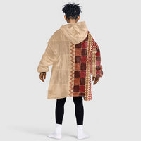 Zimbabwe Heritage Kudhinda Inspired Print Kid Wearable Blanket Hoodie