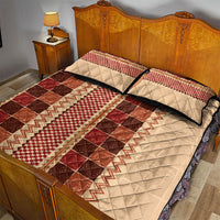Zimbabwe Heritage Kudhinda Inspired Print Quilt Bed Set
