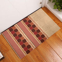 Zimbabwe Heritage Kudhinda Inspired Print Rubber Doormat