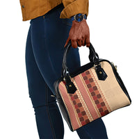 Zimbabwe Heritage Kudhinda Inspired Print Shoulder Handbag