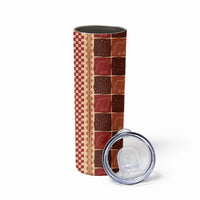 Zimbabwe Heritage Kudhinda Inspired Print Skinny Tumbler