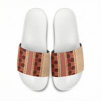 Zimbabwe Heritage Kudhinda Inspired Print Slide Sandals