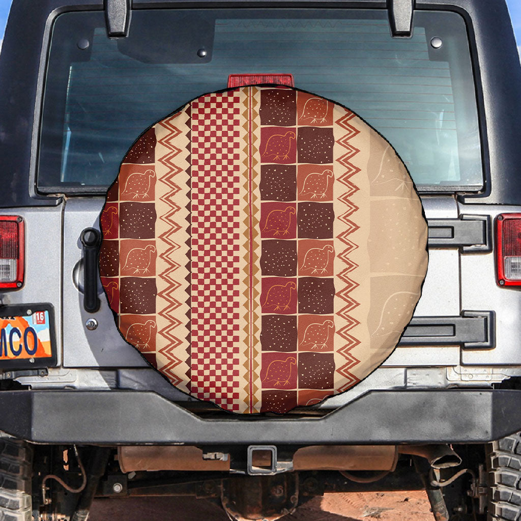 Zimbabwe Heritage Kudhinda Inspired Print Spare Tire Cover