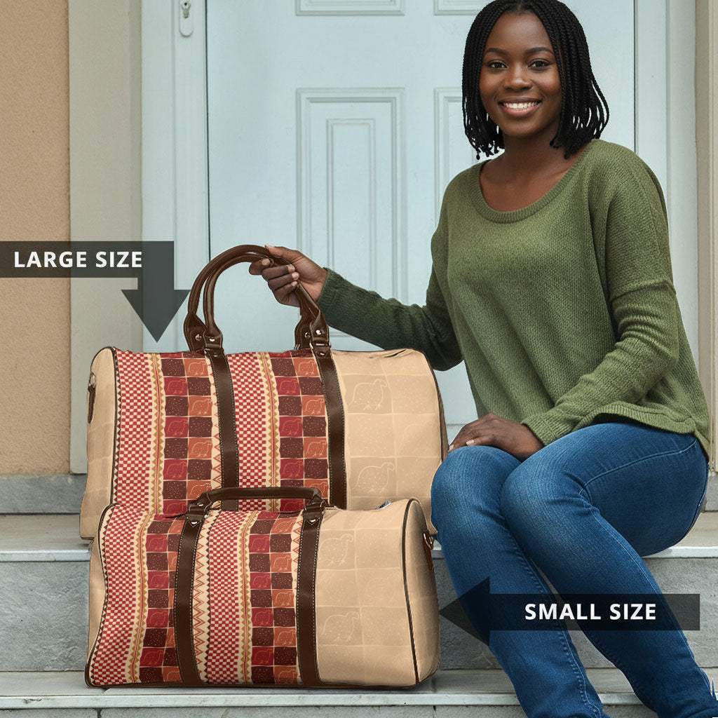 Zimbabwe Heritage Kudhinda Inspired Print Travel Bag