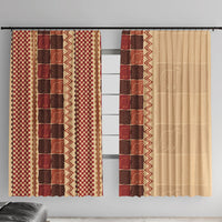 Zimbabwe Heritage Kudhinda Inspired Print Window Curtain