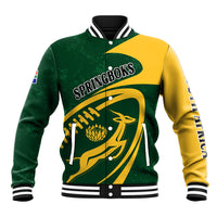 Personalised South Africa Rugby 2023 Baseball Jacket Bokke Champions Sporty Dynamics LT7 - Wonder Print Shop