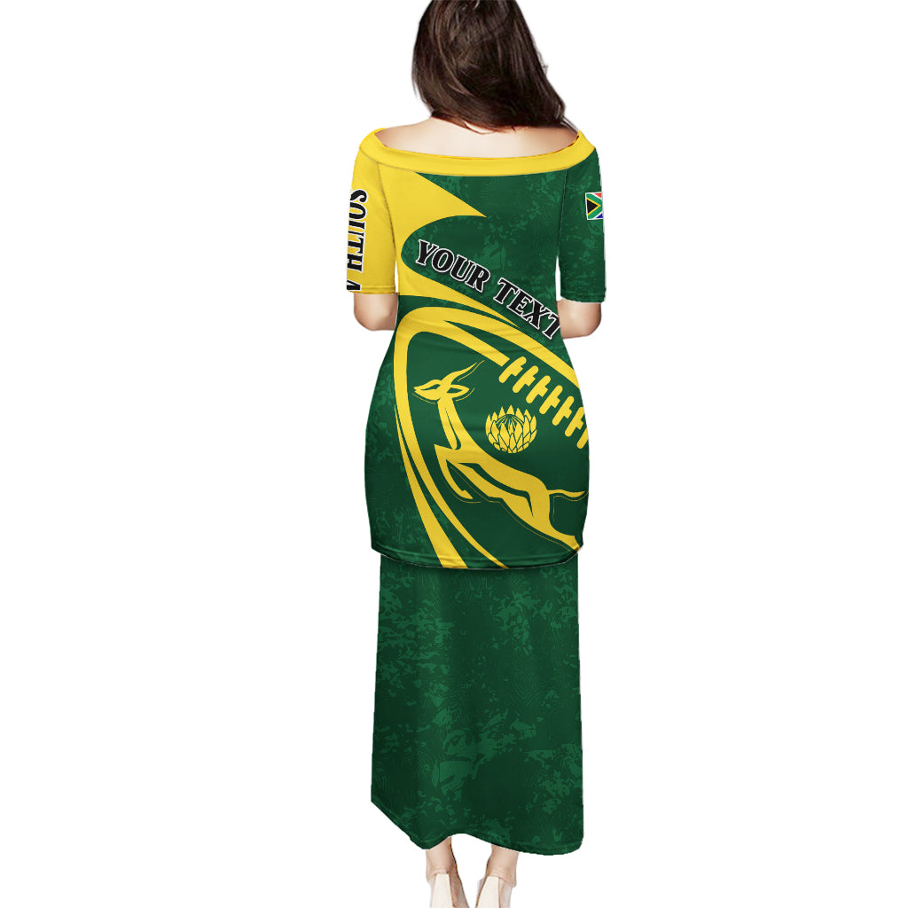 Personalised South Africa Rugby 2023 Puletasi Bokke Champions Sporty Dynamics - Wonder Print Shop