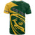 Personalised South Africa Rugby 2023 T Shirt Bokke Champions Sporty Dynamics - Wonder Print Shop