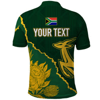 Personalised South Africa Rugby 2023 Polo Shirt Bokke Champions Kente Ethnic - Wonder Print Shop