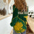 Personalised South Africa Rugby 2023 Women Casual Shirt Bokke Champions Kente Ethnic - Wonder Print Shop