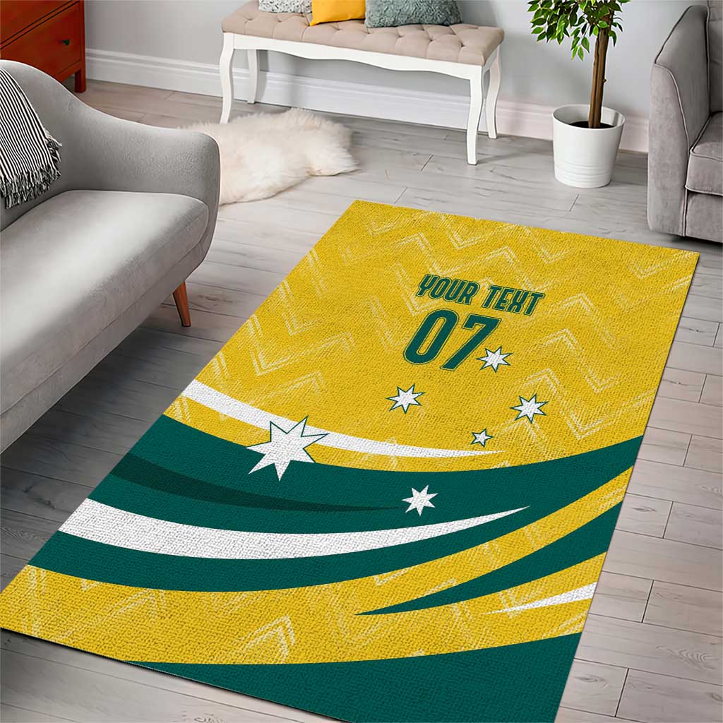 Australia 2024 Olympics Custom Area Rug Rise of the Roos LT7 - Wonder Print Shop