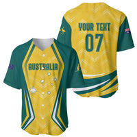 Australia 2024 Olympics Custom Baseball Jersey Rise of the Roos LT7 - Wonder Print Shop