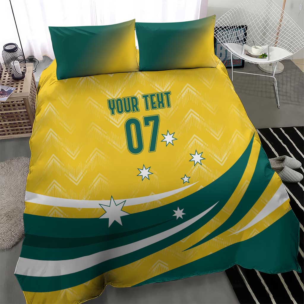 Australia 2024 Olympics Custom Bedding Set Rise of the Roos LT7 - Wonder Print Shop