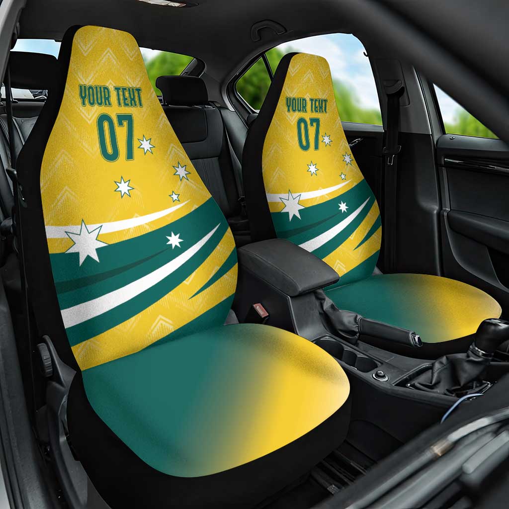 Australia 2024 Olympics Custom Car Seat Cover Rise of the Roos LT7 - Wonder Print Shop