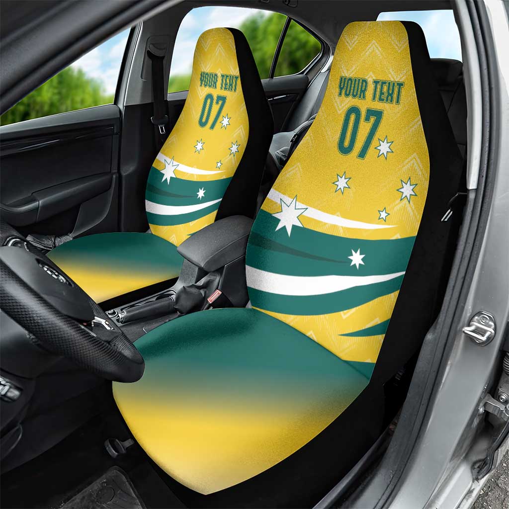 Australia 2024 Olympics Custom Car Seat Cover Rise of the Roos LT7 - Wonder Print Shop