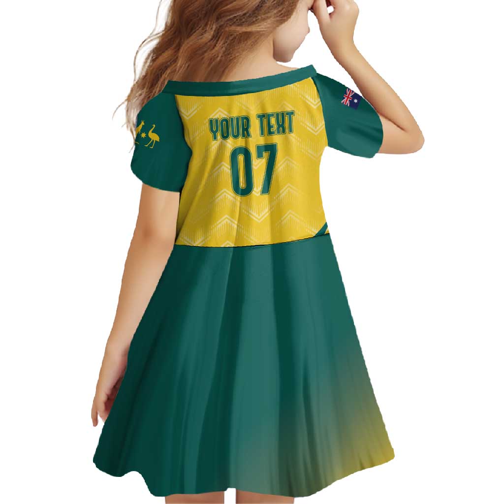 Australia 2024 Olympics Custom Family Matching Long Sleeve Bodycon Dress and Hawaiian Shirt Rise of the Roos LT7 - Wonder Print Shop