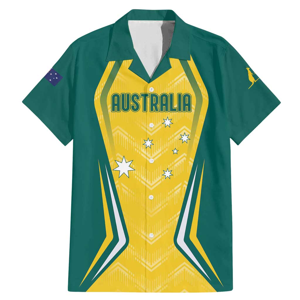 Australia 2024 Olympics Custom Family Matching Mermaid Dress and Hawaiian Shirt Rise of the Roos LT7 - Wonder Print Shop