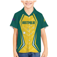 Australia 2024 Olympics Custom Family Matching Mermaid Dress and Hawaiian Shirt Rise of the Roos LT7 - Wonder Print Shop