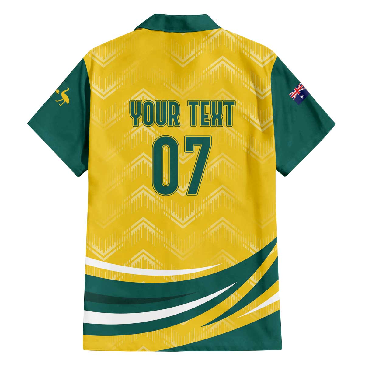 Australia 2024 Olympics Custom Family Matching Off Shoulder Short Dress and Hawaiian Shirt Rise of the Roos LT7 - Wonder Print Shop