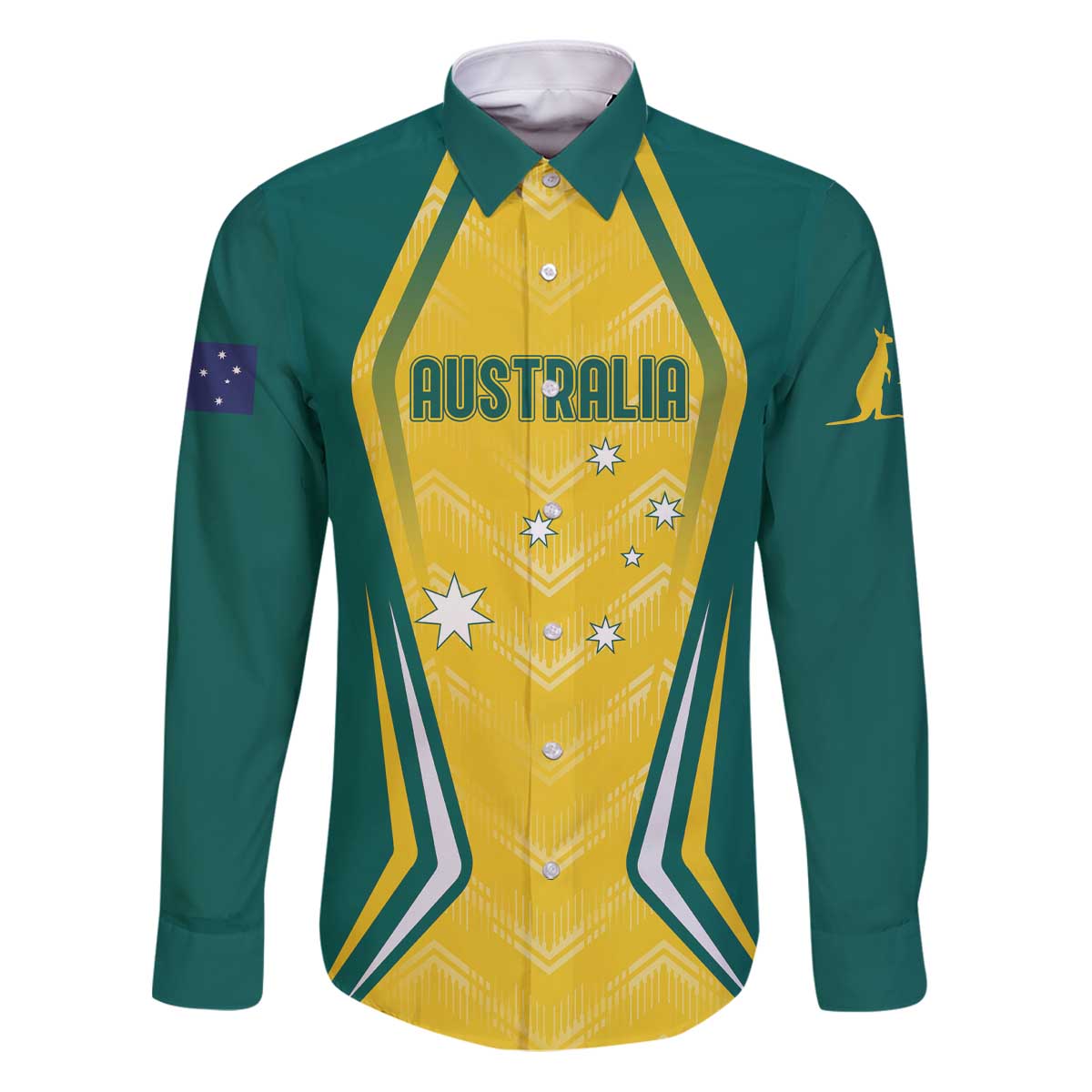 Australia 2024 Olympics Custom Family Matching Puletasi and Hawaiian Shirt Rise of the Roos - Wonder Print Shop