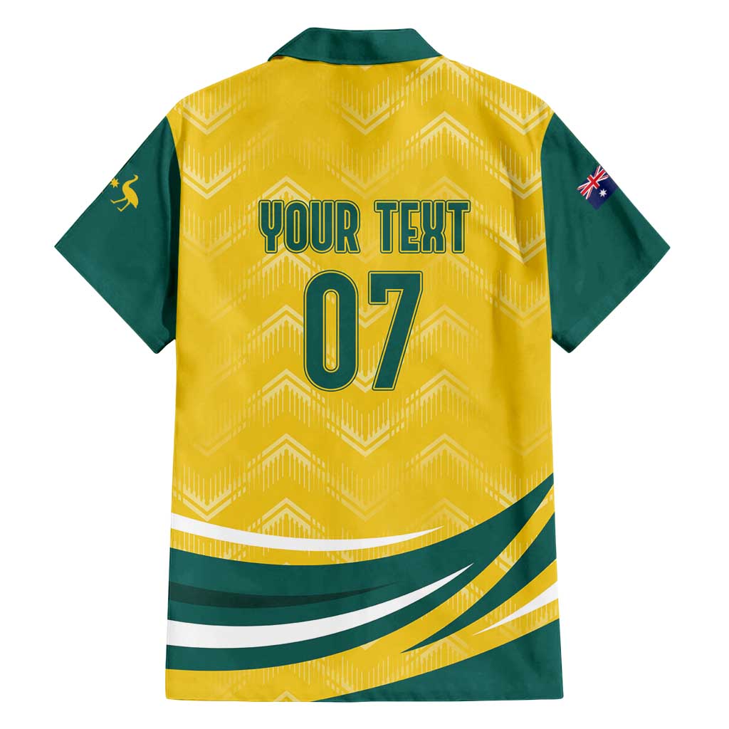 Australia 2024 Olympics Custom Family Matching Summer Maxi Dress and Hawaiian Shirt Rise of the Roos - Wonder Print Shop