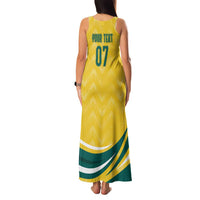 Australia 2024 Olympics Custom Family Matching Tank Maxi Dress and Hawaiian Shirt Rise of the Roos - Wonder Print Shop