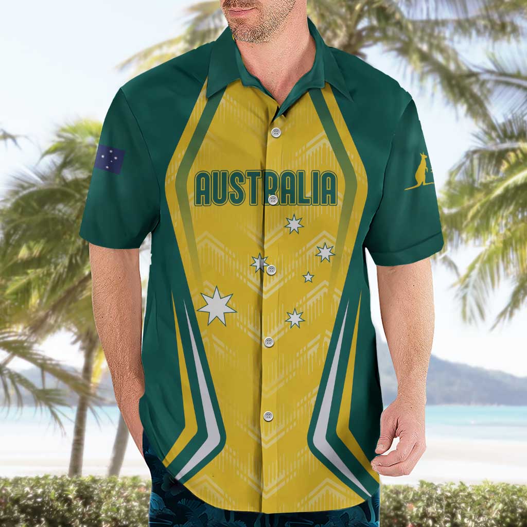 Australia 2024 Olympics Custom Hawaiian Shirt Rise of the Roos - Wonder Print Shop