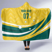 Australia 2024 Olympics Custom Hooded Blanket Rise of the Roos