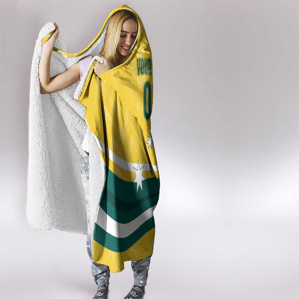 Australia 2024 Olympics Custom Hooded Blanket Rise of the Roos