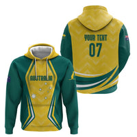 Australia 2024 Olympics Custom Hoodie Rise of the Roos - Wonder Print Shop
