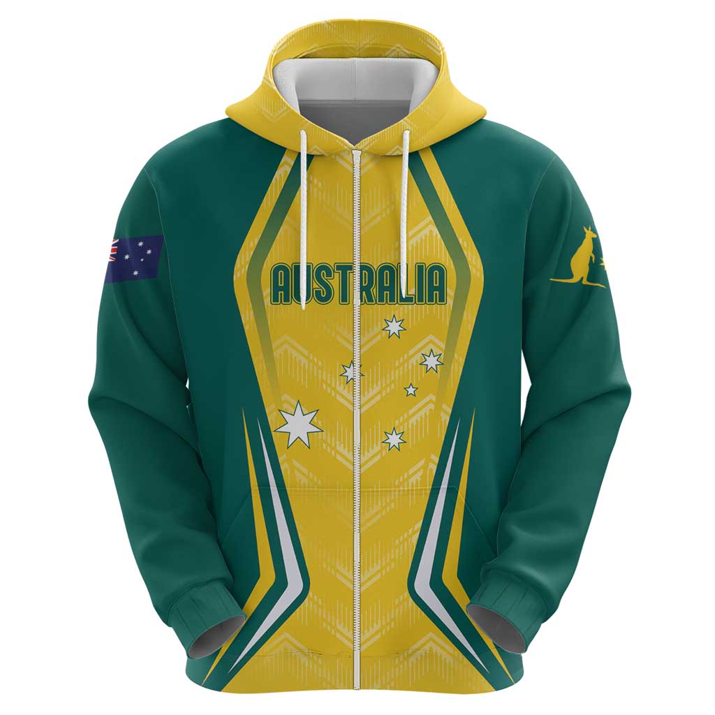Australia 2024 Olympics Custom Hoodie Rise of the Roos - Wonder Print Shop