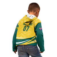 Australia 2024 Olympics Custom Kid Hoodie Rise of the Roos - Wonder Print Shop