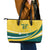 Australia 2024 Olympics Custom Leather Tote Bag Rise of the Roos - Wonder Print Shop