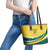 Australia 2024 Olympics Custom Leather Tote Bag Rise of the Roos - Wonder Print Shop
