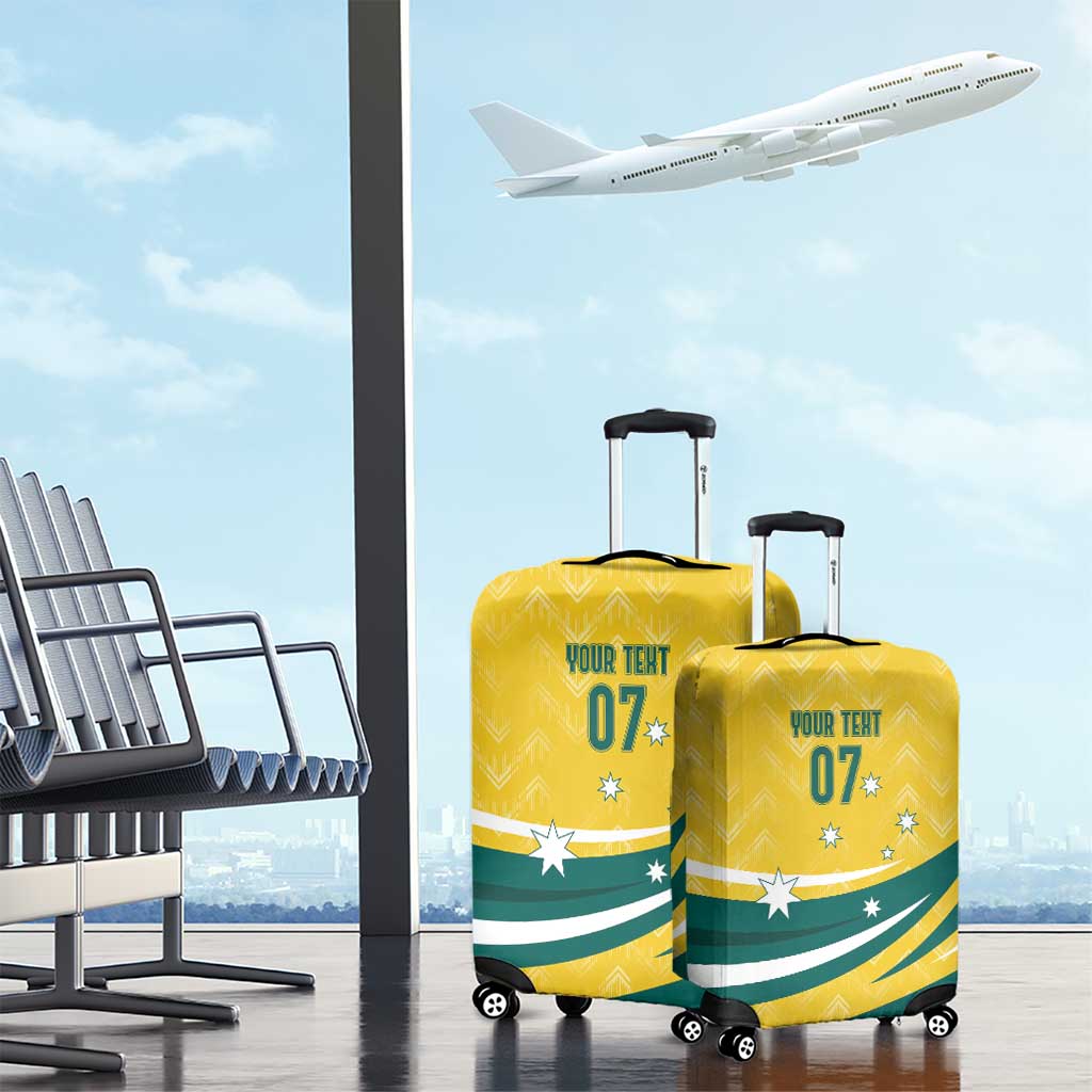 Australia 2024 Olympics Custom Luggage Cover Rise of the Roos - Wonder Print Shop
