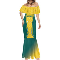 Australia 2024 Olympics Custom Mermaid Dress Rise of the Roos - Wonder Print Shop