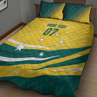 Australia 2024 Olympics Custom Quilt Bed Set Rise of the Roos - Wonder Print Shop