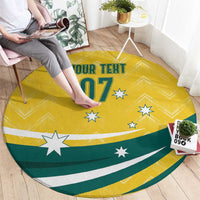 Australia 2024 Olympics Custom Round Carpet Rise of the Roos