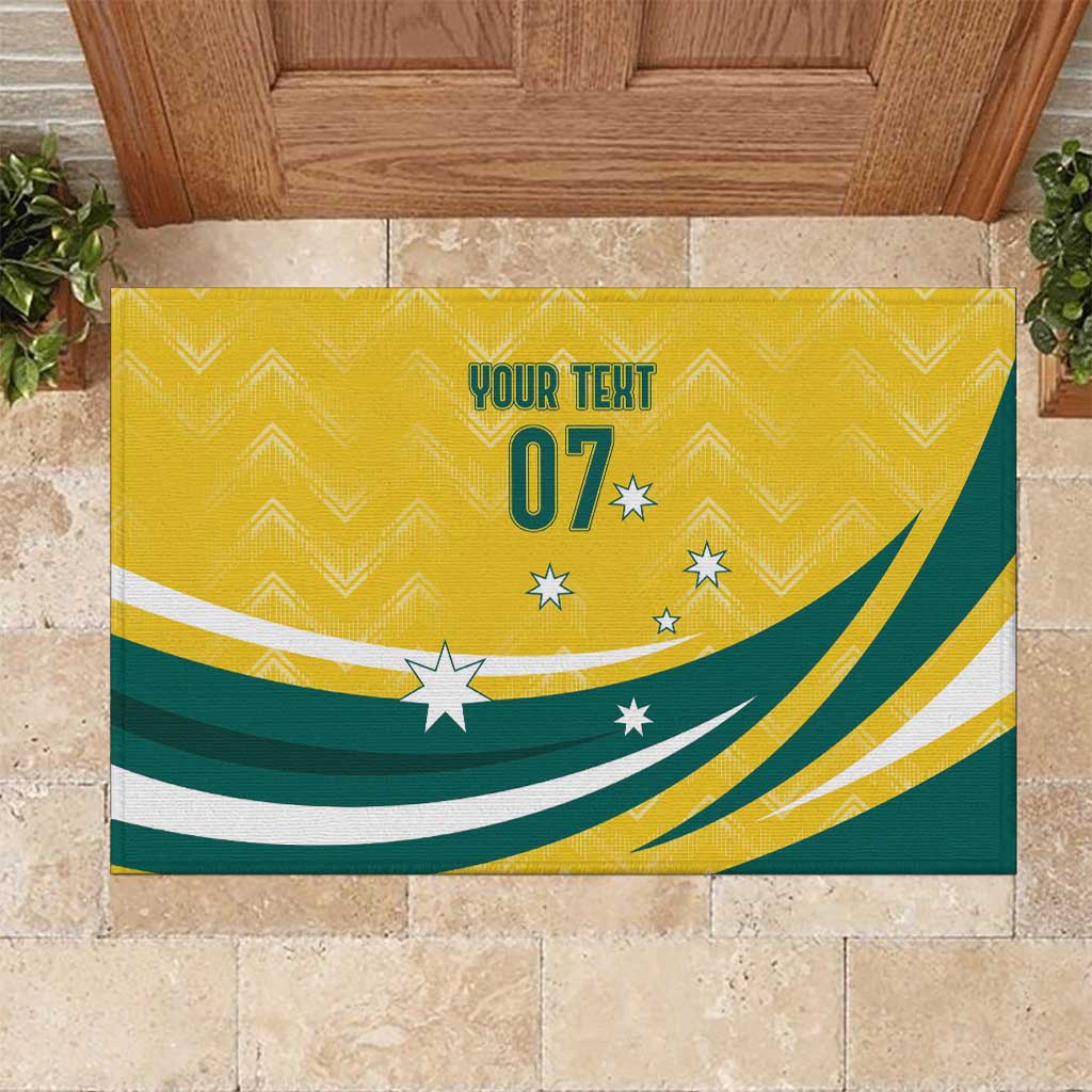Australia 2024 Olympics Custom Rubber Doormat Rise of the Roos - Wonder Print Shop