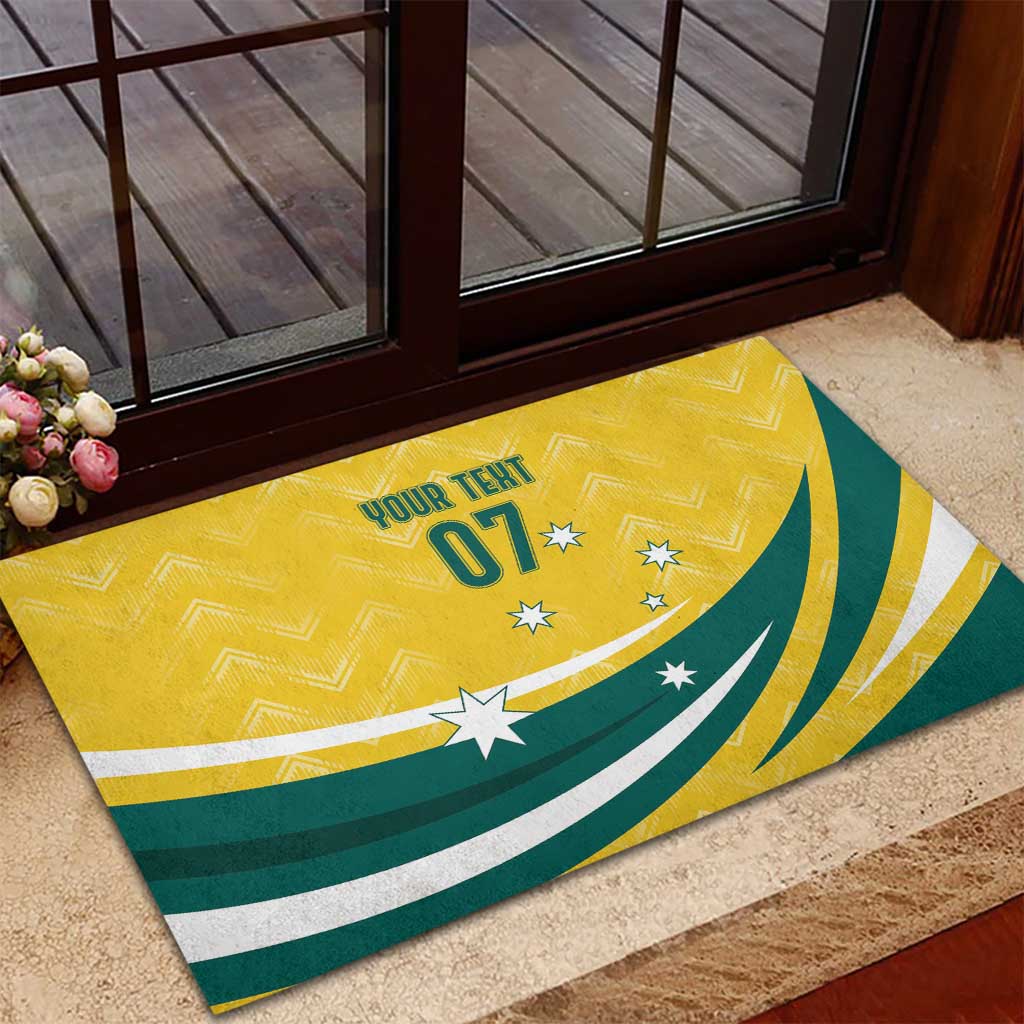 Australia 2024 Olympics Custom Rubber Doormat Rise of the Roos - Wonder Print Shop